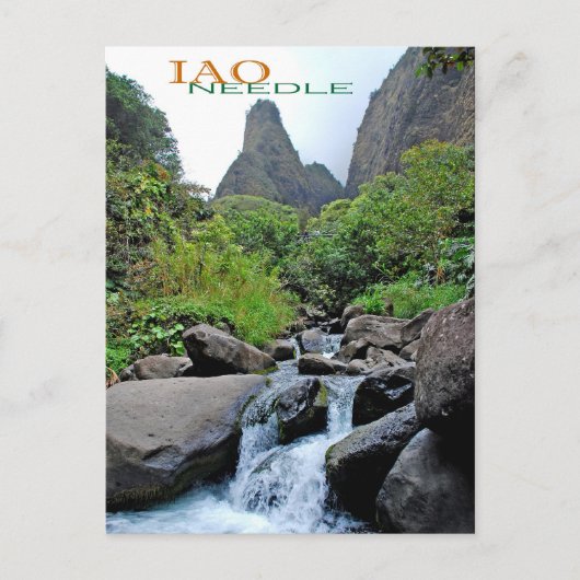 IAO NEEDLE POSTKARTE (Vorderseite)