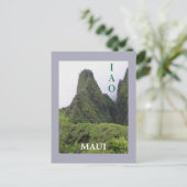 IAO VALLEY, MAUI POSTCARD POSTKARTE (Stehend Vorderseite)