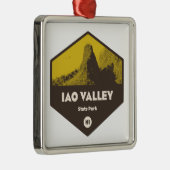 Iao Valley Staat Park Hawaii Ornament Aus Metall (Rechts)