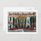 Iao Valley Staat Park, Hawaii Postkarte (Vorne/Hinten)