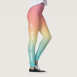 Iat Sleep Yoga Wiederholung Pastel Ombré Leggings