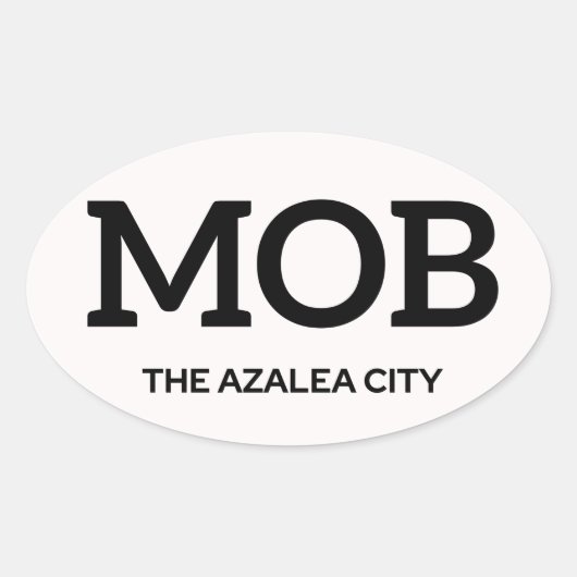 IATA-Aufkleber 1 Ovaler Aufkleber (Vorderseite)