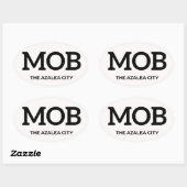 IATA-Aufkleber 1 Ovaler Aufkleber (Blatt)