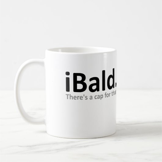 iBald Funny Mug Cup Spaß Kaffeetasse (Links)