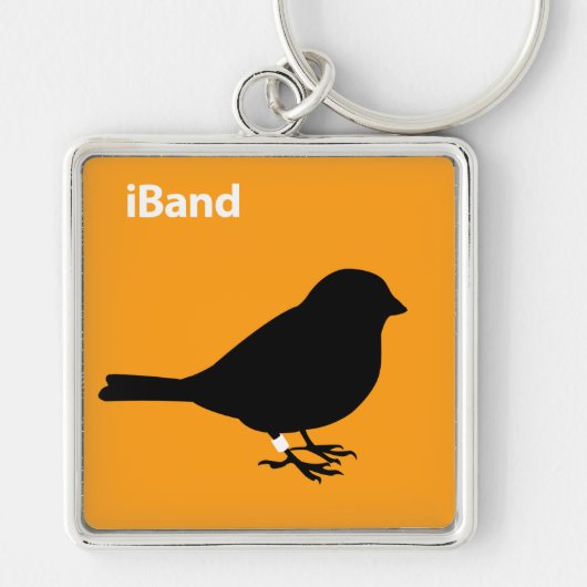 iBand Orange Schlüsselanhänger (Vorne)