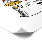 Ibarra-Familienwappen Poster (Ecke)