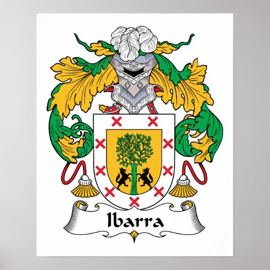 Ibarra-Familienwappen Poster (Vorne)