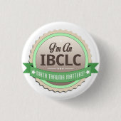 IBCLC Abzeichen Button (Vorderseite)