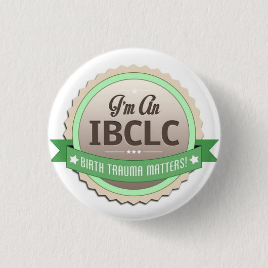 IBCLC Abzeichen Button (Vorderseite)