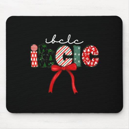 Ibclc Christmas Lactation Consultant Specialist Cr Mousepad (Vorne)