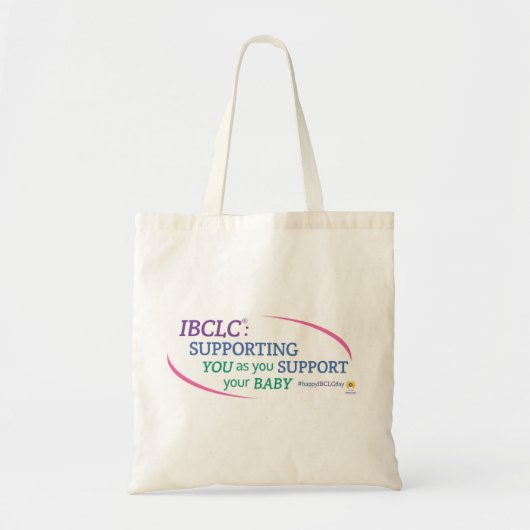 IBCLC® TagesTaschen-Tasche (englisch) Tragetasche (Vorne)