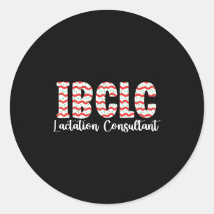 Ibclc Weihnachten Stillberaterin Stillen Runder Aufkleber