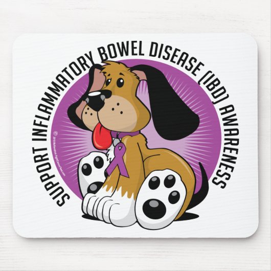IBD-Hund Mousepad (Vorne)