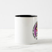 IBD-Hund Zweifarbige Tasse (Mittel)