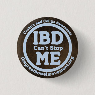 IBD kann MICH nicht stoppen Knopf Button