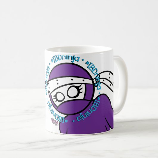 #IBDninja Special-Tasse Kaffeetasse (VorderseiteRechts)