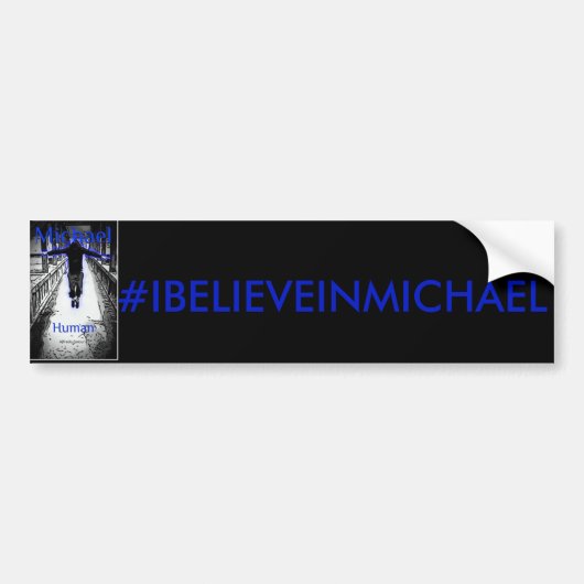 #IBELEIVEINMICHAEL Autoaufkleber (Vorne)