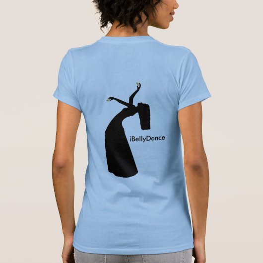 iBellyDance Tanz-Shirt T-Shirt (Rückseite)