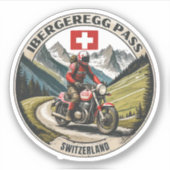 Ibergeregg - Schweizer Alpen Aufkleber (Vorderseite)