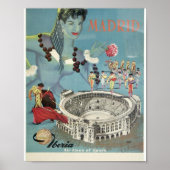 Iberia Vintage „Madrid " Poster (Vorne)