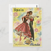 Iberia Vintage Postkarte (Vorne/Hinten)