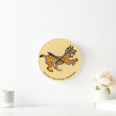 Iberian lynx - runde wanduhr (Zuhause)