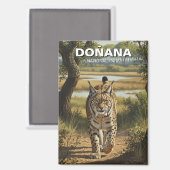 Iberischer Luchs im Donana Nationalpark Magnet (Vorderseite/Rückseite)
