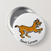 Iberischer Luchs - Schaltfläche Button (Vorne & Hinten)