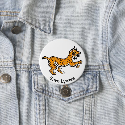 Iberischer Luchs - Schaltfläche Button (Beispiel)