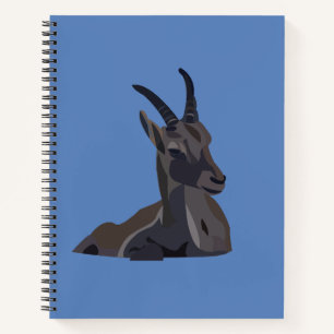 Ibex Animal Goat Notizblock