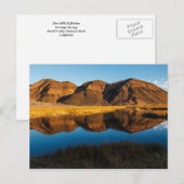 Ibex Hills Reflektion Postkarte (Vorne/Hinten)