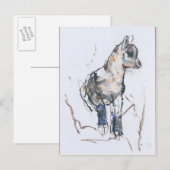 Ibex Kid Postkarte (Vorne/Hinten)