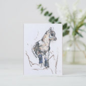 Ibex Kid Postkarte (Stehend Vorderseite)