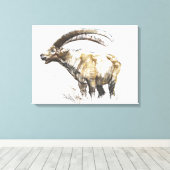 Ibex Noasca Leinwanddruck (Insitu (Holzboden))