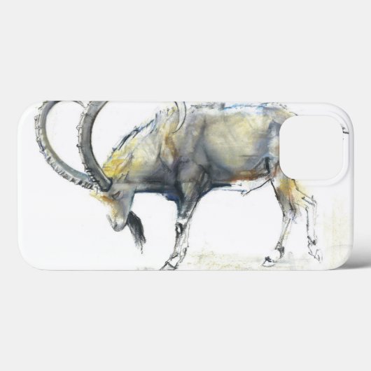 Ibex Nubian 2008 Case-Mate iPhone Hülle (Rückseite (Horizontal))