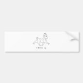 Ibex sp. Steinbock Autoaufkleber (Vorne)