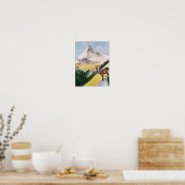 Ibex über das Matterhorn Poster (Küche)