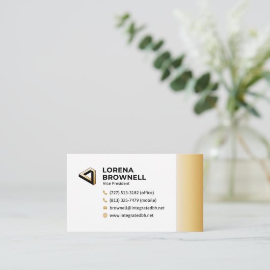 IBH Visitenkarten: Lorena Visitenkarte (Stehend Vorderseite)