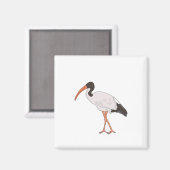 Ibis Bin Chicken Bird Magnet (Vorderseite/Rückseite)