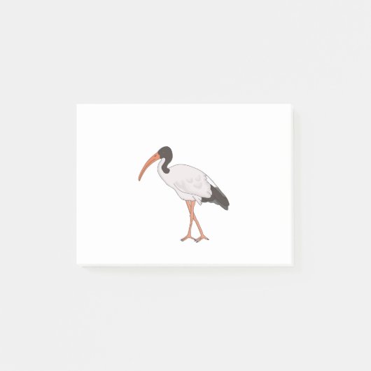 Ibis Bin Chicken Bird Post-it Klebezettel (Vorderseite)