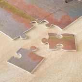 Ibis-Fliegen über Feuchtgebiete, Vintage Vögel Puzzle (Seite)