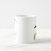 Ibis Illustration & Thoth Hieroglyphic Kaffeetasse (Mittel)