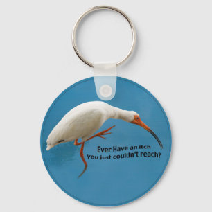 IBIS mit einem Itch-Schlüsselanhänger Schlüsselanhänger