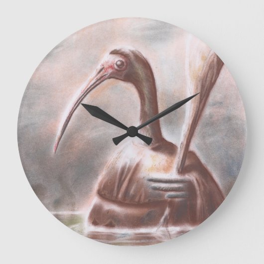 Ibis Tapicuru Wanduhr (Vorderseite)