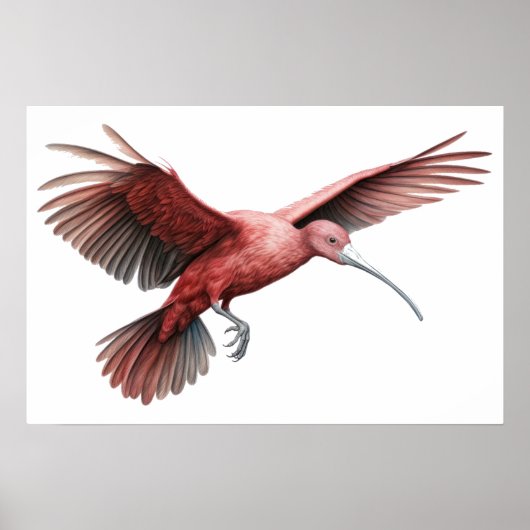 Ibis-Trägerflügel Kleine Poster (Vorne)