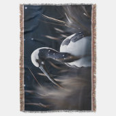 Ibis um Mitternacht Decke (Vorderseite Vertikal)