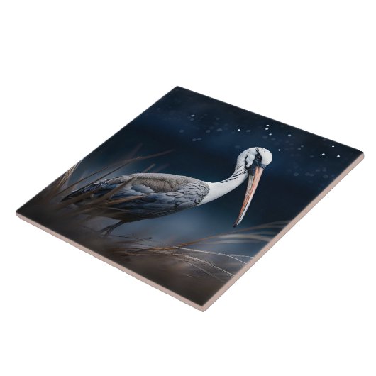 Ibis um Mitternacht Fliese (Seite)