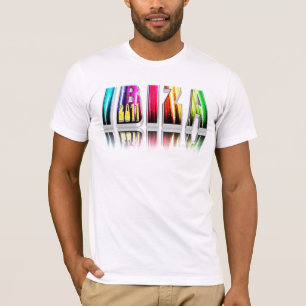Ibiza 2011 Buchstaben T-Shirt