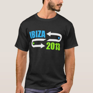 ibiza 2013 schwarzer DJ-T - Shirt Entwurfs
