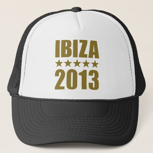Ibiza 2013 truckerkappe (Vorderseite)